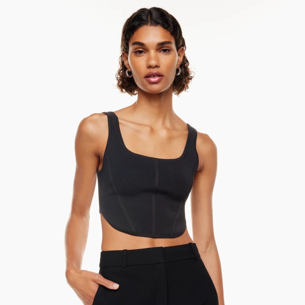 NWT Aritzia Wilfred knit bustier tank